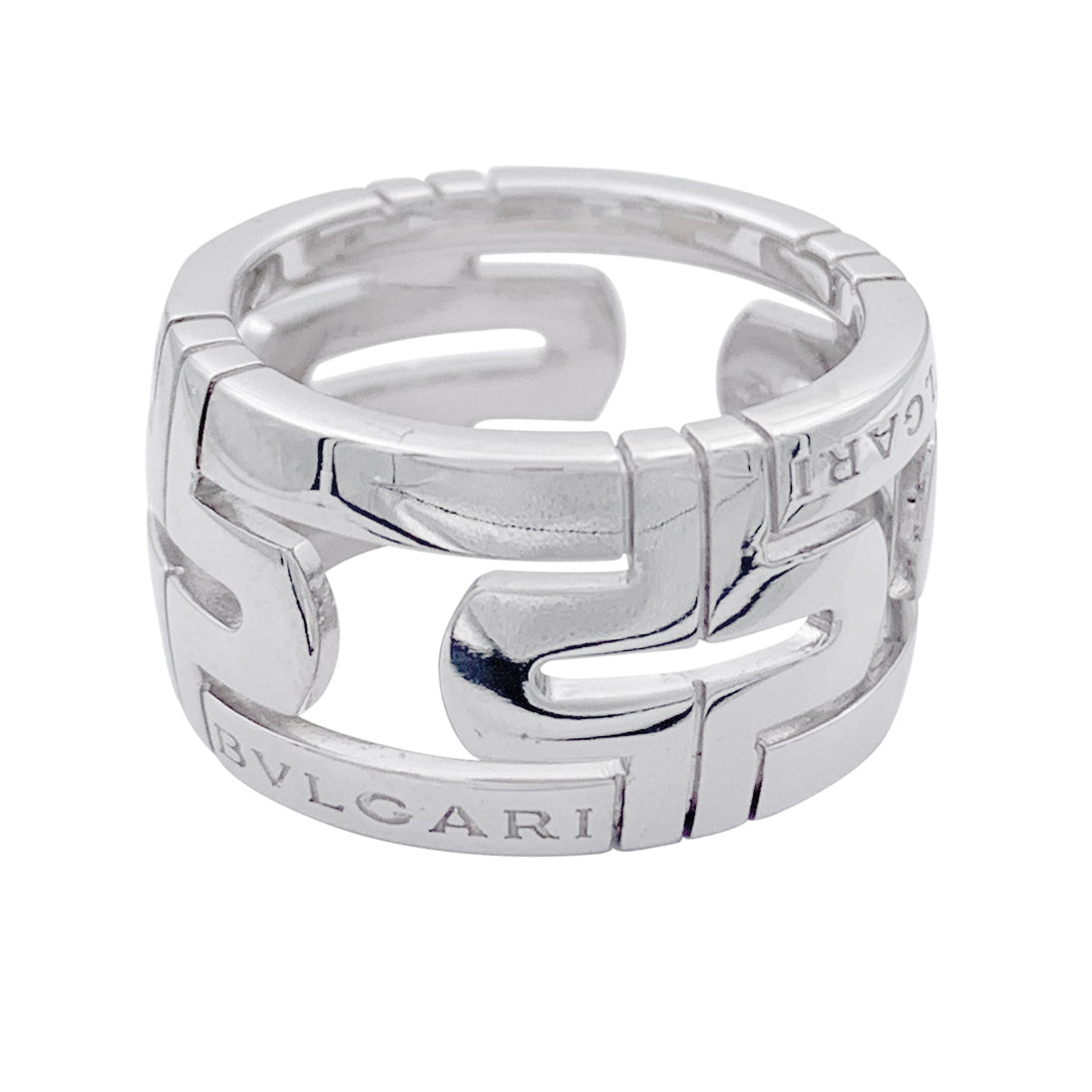 Bague Bulgari, "Parentesi", or blanc.
