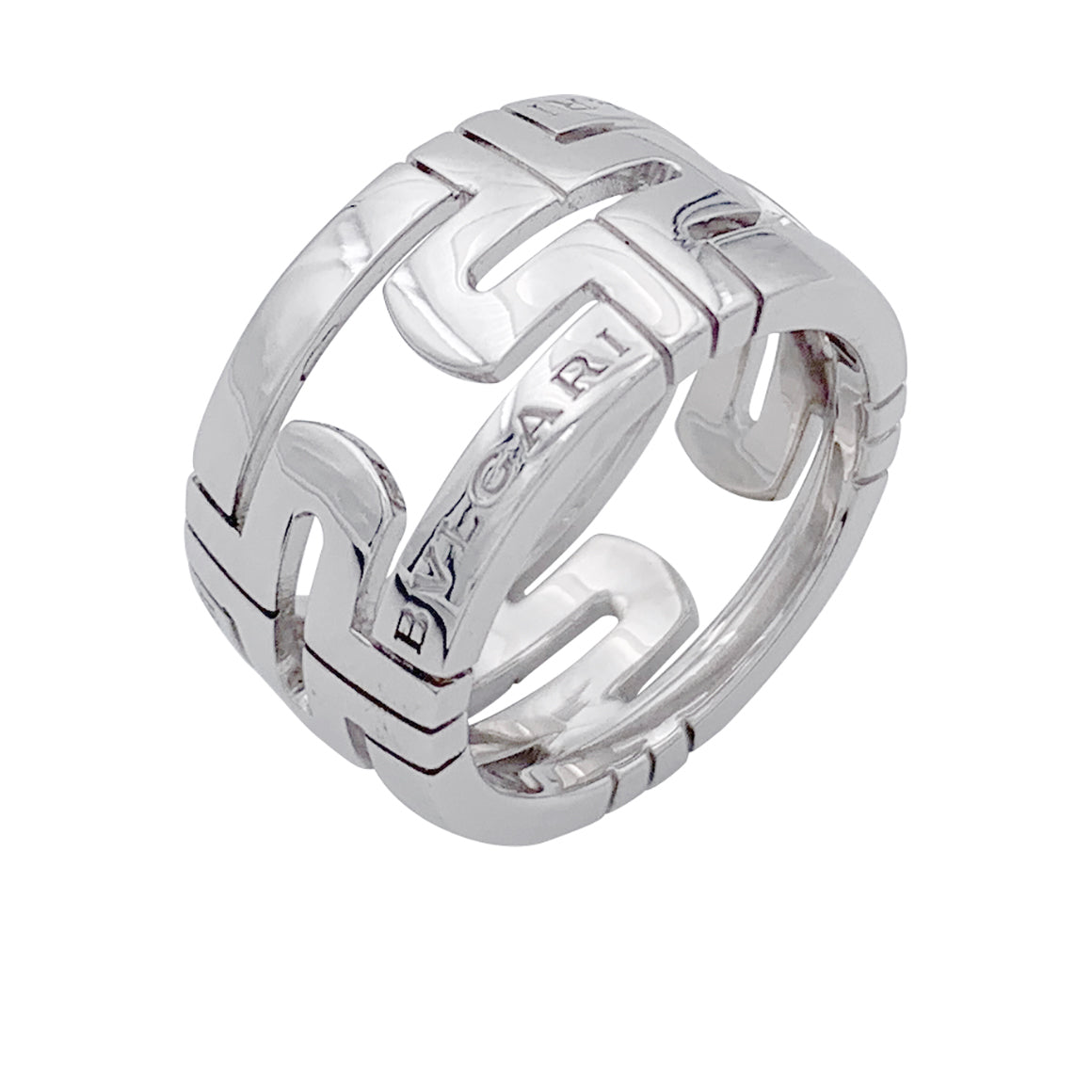 Bague Bulgari, "Parentesi", or blanc.