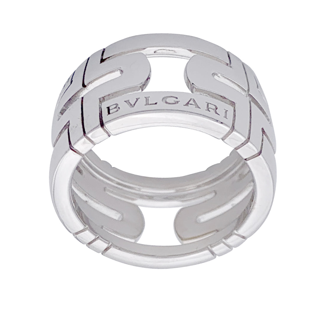 Bague Bulgari, "Parentesi", or blanc.