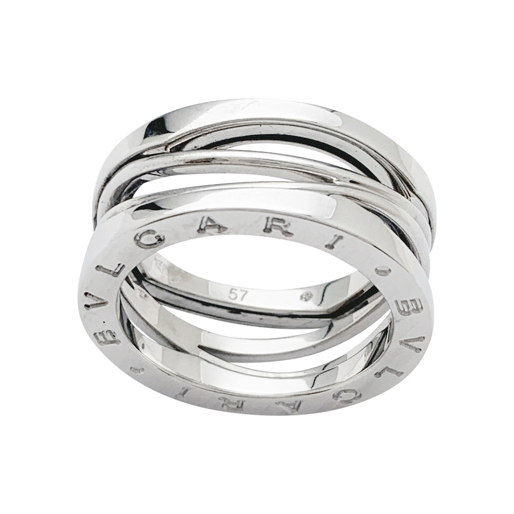 Bague Bulgari “B.Zero1” en or blanc.