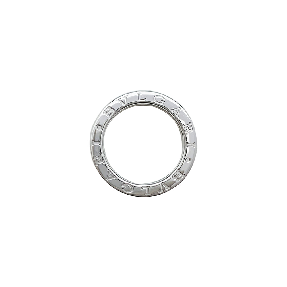Bague Bulgari, "B.Zero1", or blanc et diamants.