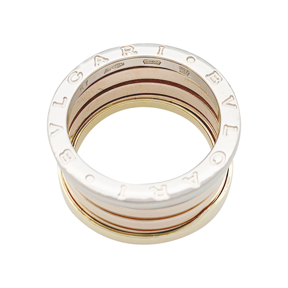 Bague Bulgari,"B.Zero1", trois ors.