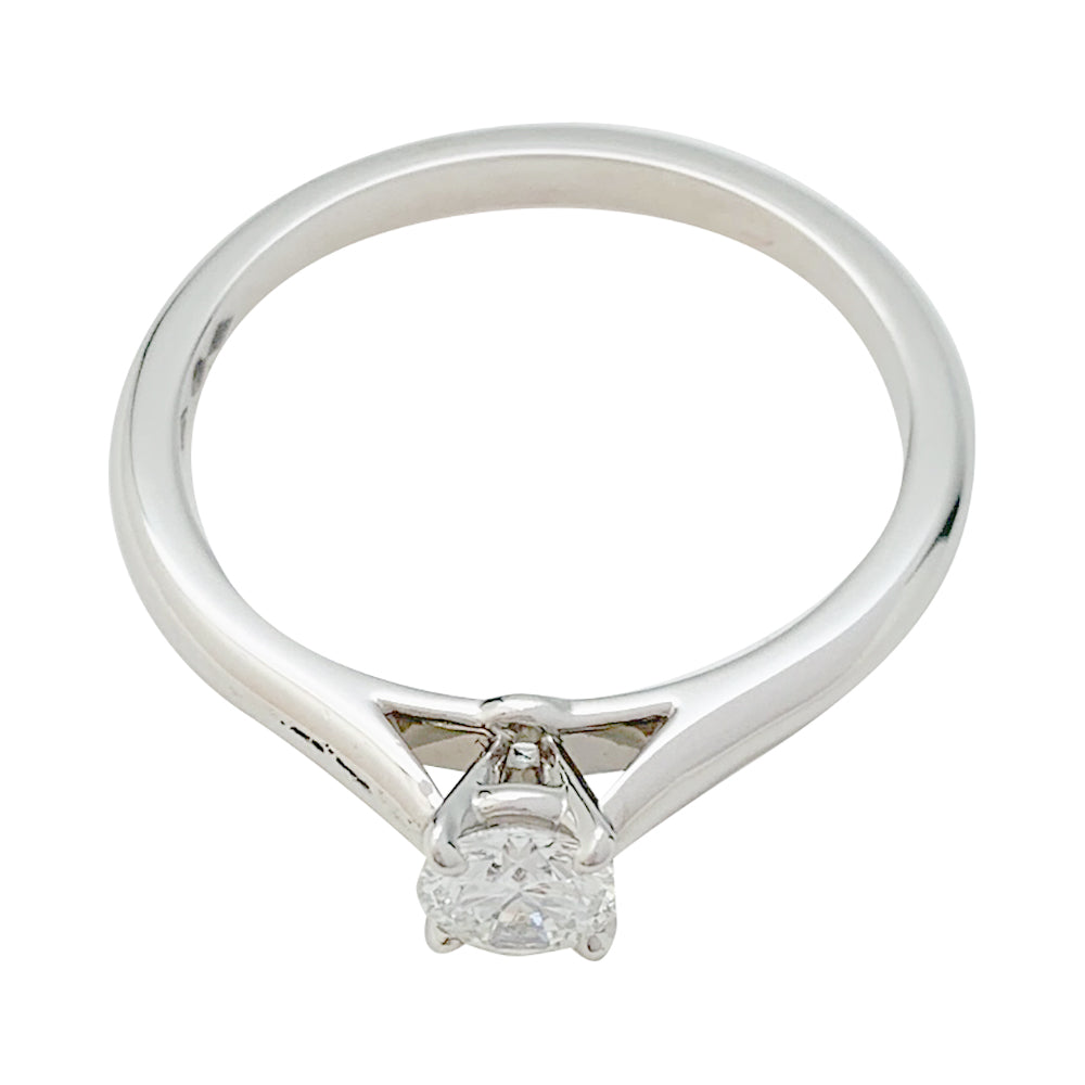Cartier solitaire, "1895", 0.32 ct diamond, platinum.