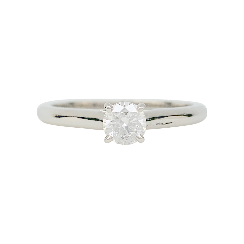 Cartier solitaire, "1895", 0.32 ct diamond, platinum.