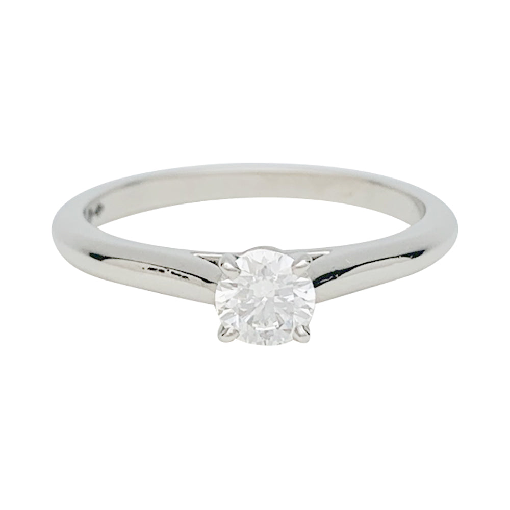 Cartier solitaire, "1895", 0.32 ct diamond, platinum.