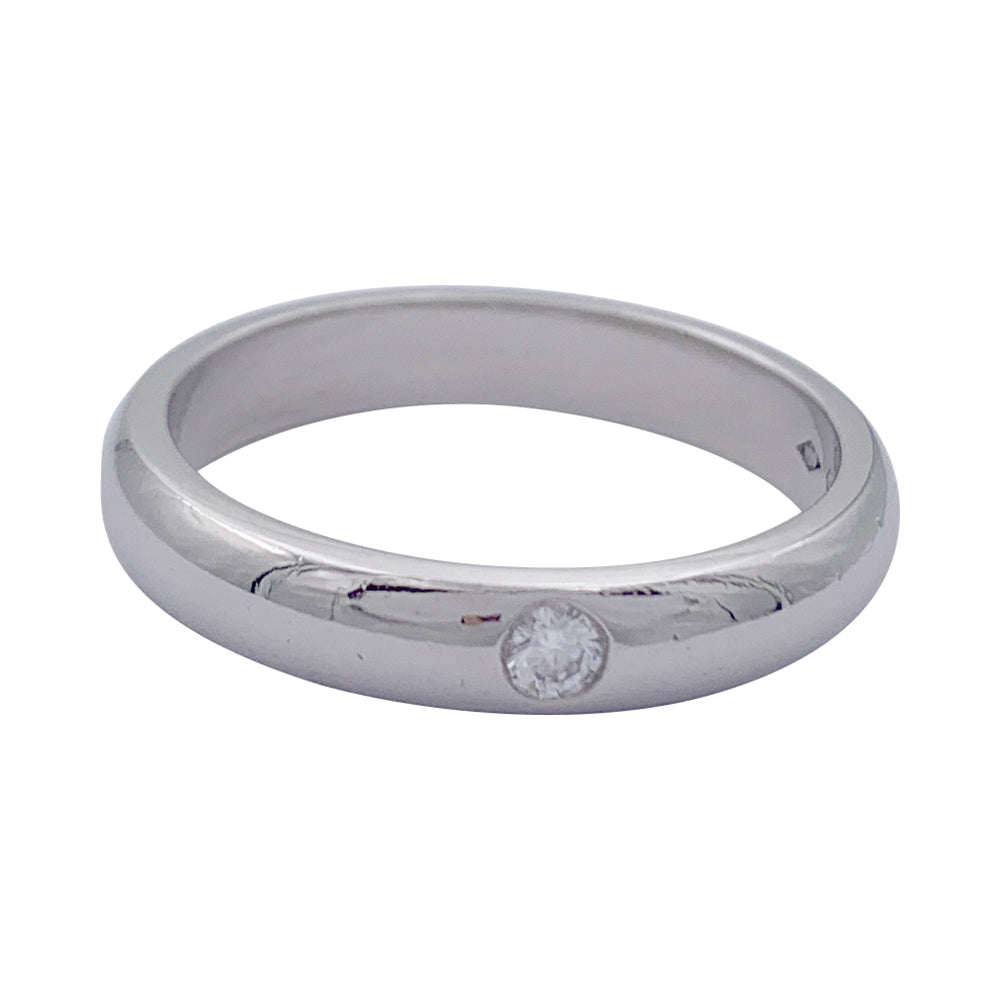 Bague Cartier, "1895", platine, diamant.