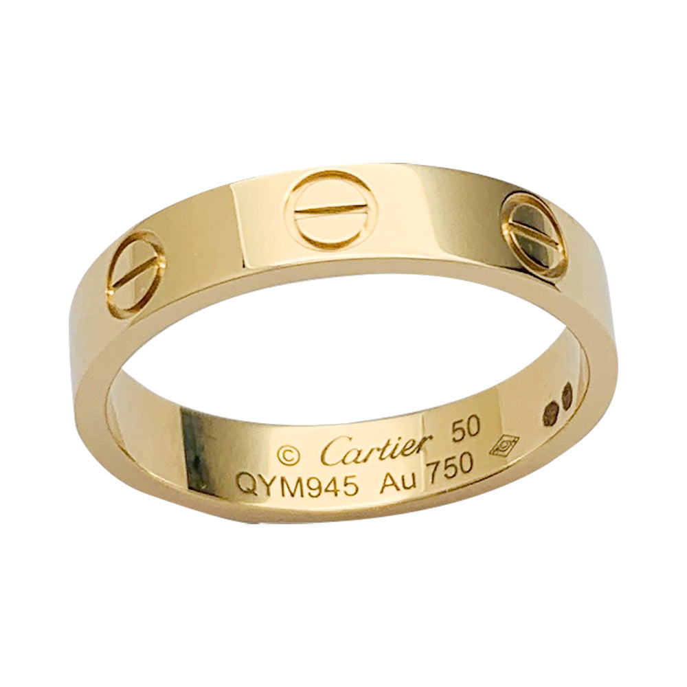 Bague Cartier, "Alliance Love", or jaune.