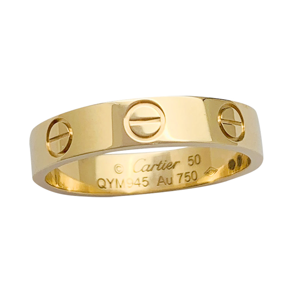 Bague Cartier, "Alliance Love", or jaune.