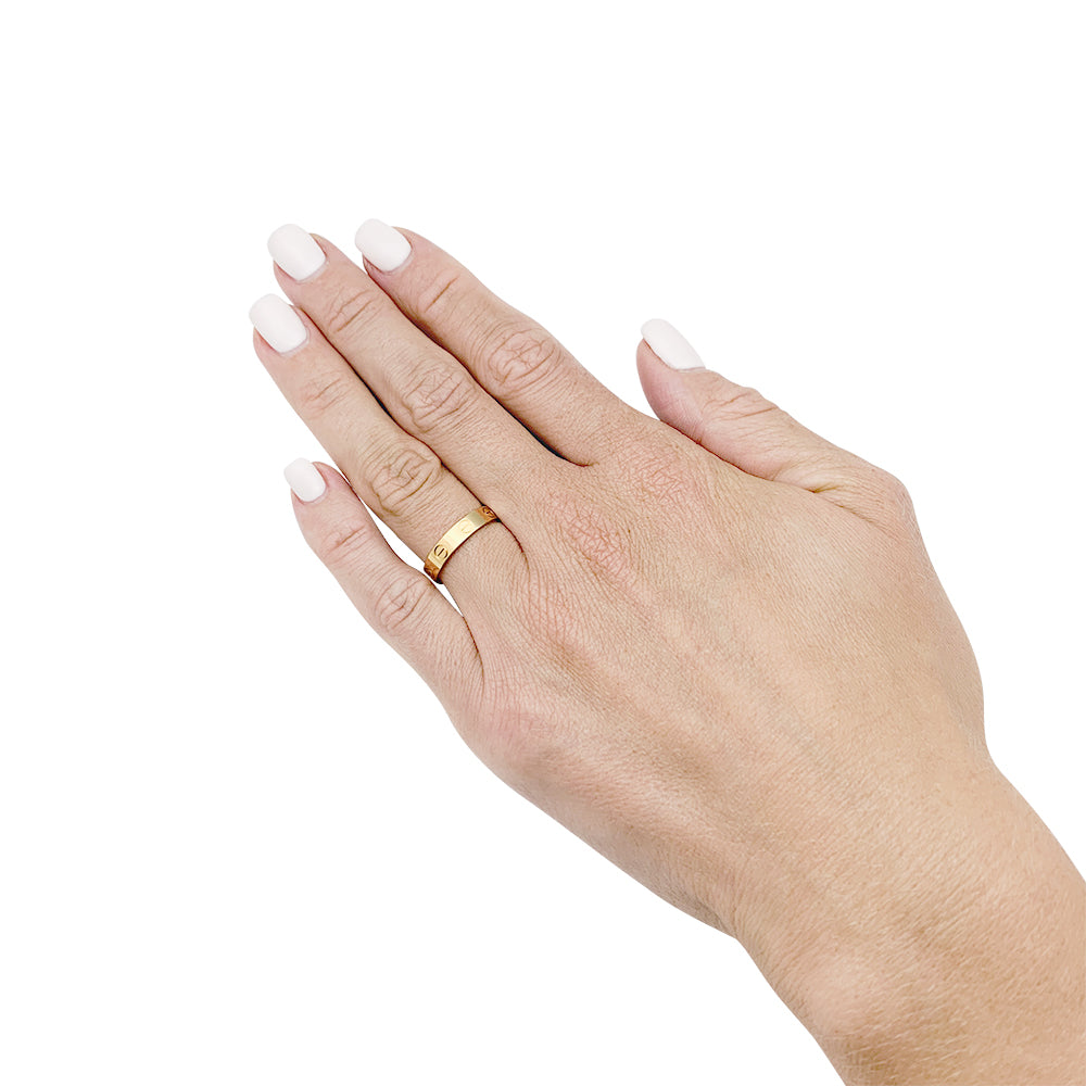 Bague Cartier, "Alliance Love", or jaune.