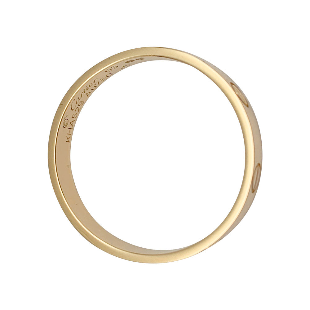 Bague Cartier, "Alliance Love", or rose.