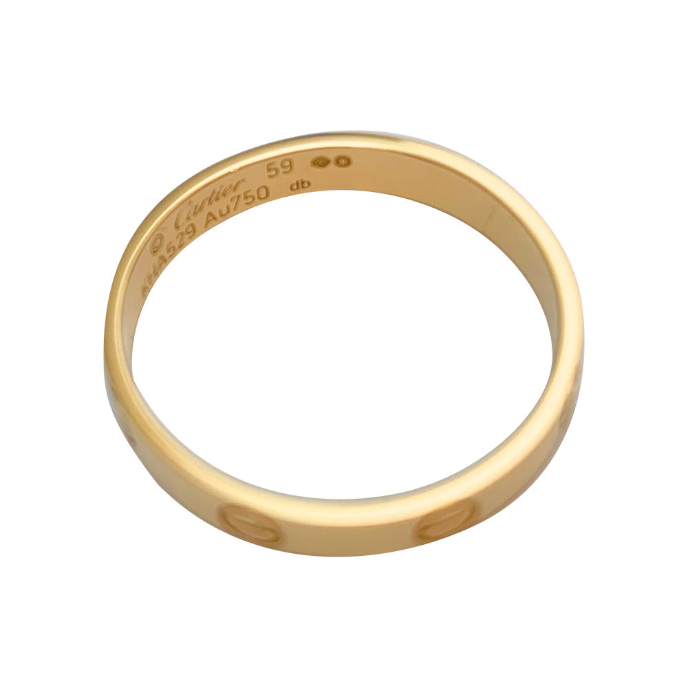Bague Cartier, "Alliance Love", or rose.