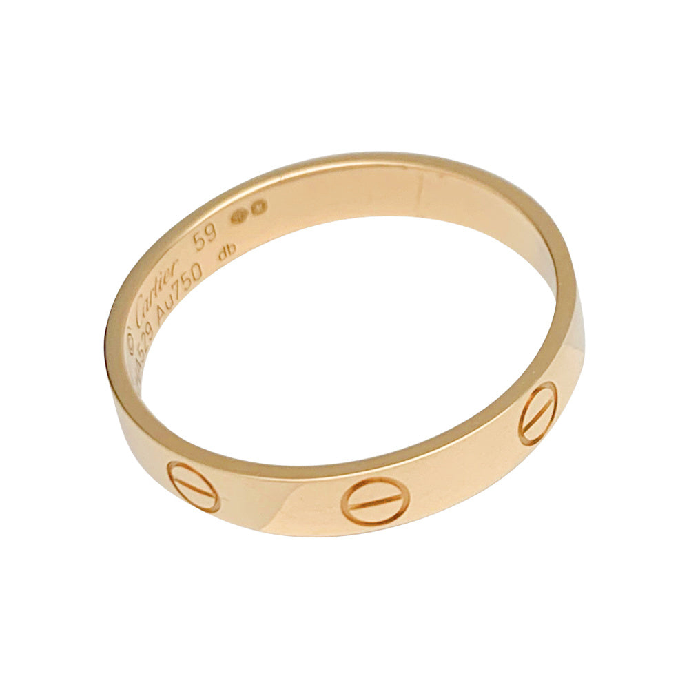 Bague Cartier, "Alliance Love", or rose.
