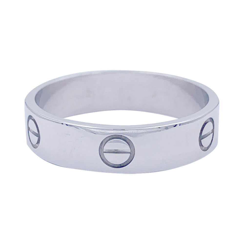 Bague Cartier, "Love", or blanc.