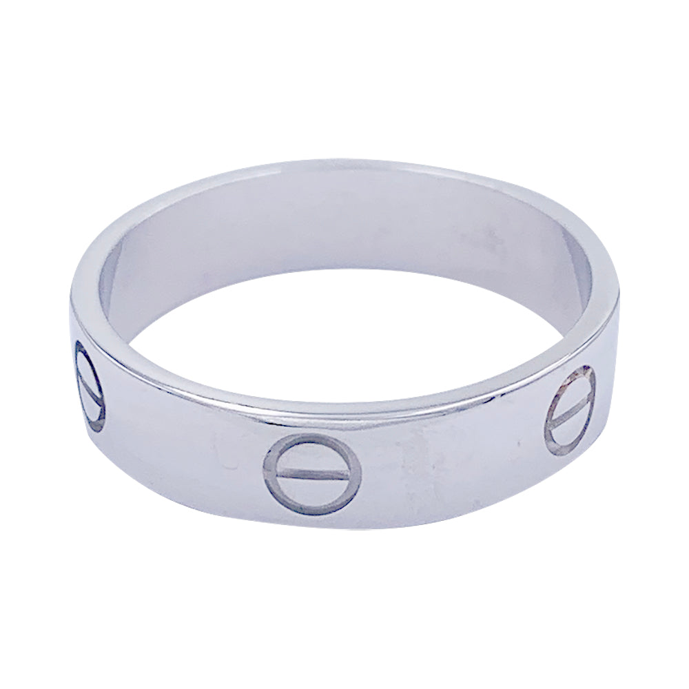 Bague Cartier, "Love", or blanc.