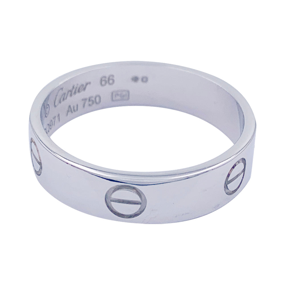 Cartier ring, "Love", white gold.