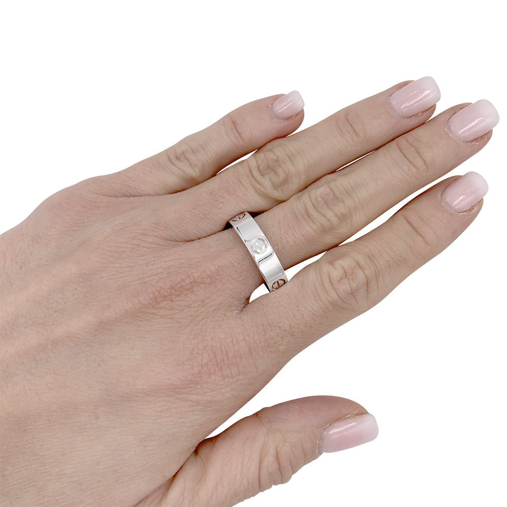Cartier ring, "Love", white gold.