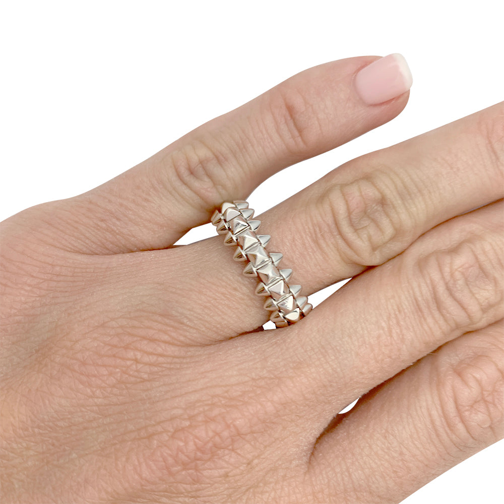 Bague Cartier, "Clash", or blanc.