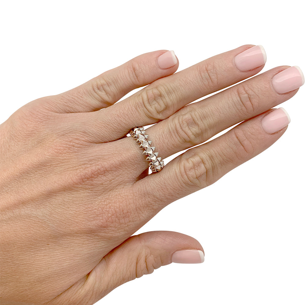 Bague Cartier, "Clash", or blanc.