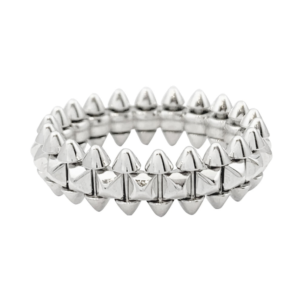 Bague Cartier, "Clash", or blanc.