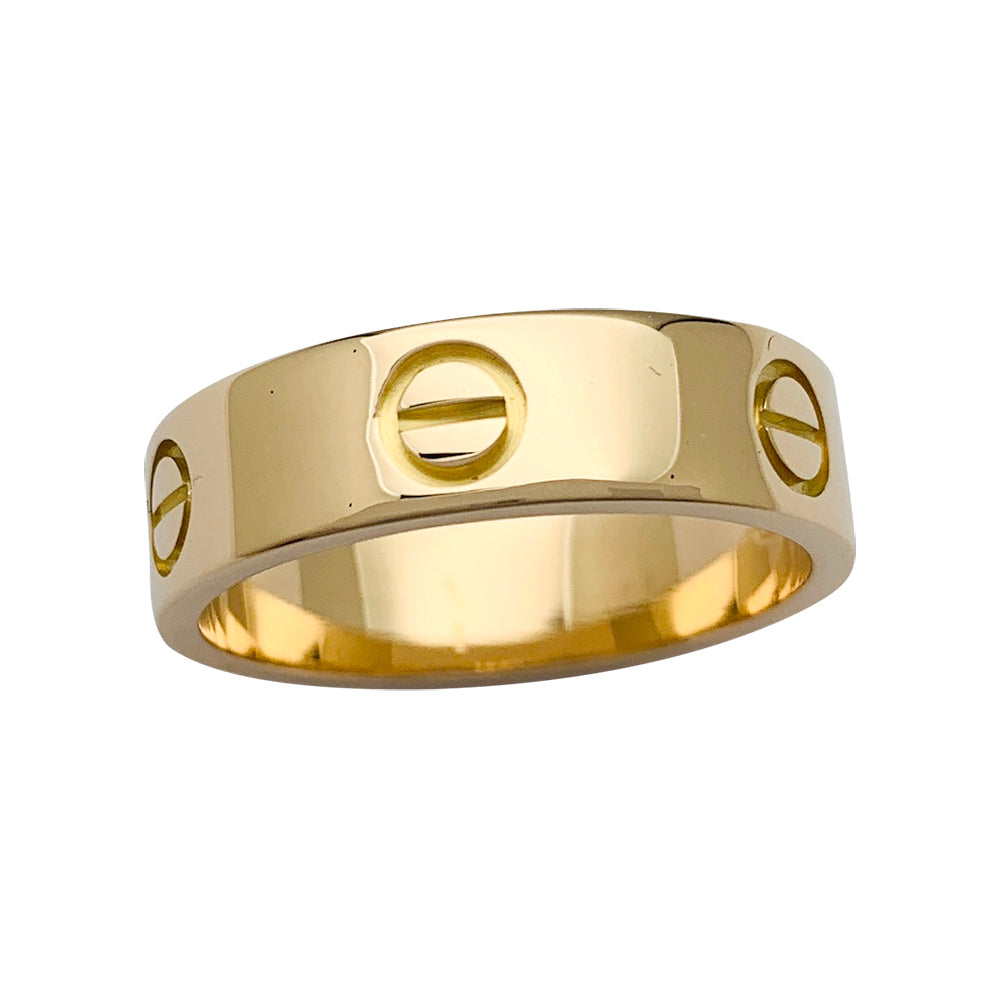 Bague Cartier modèle "Love" en or jaune.