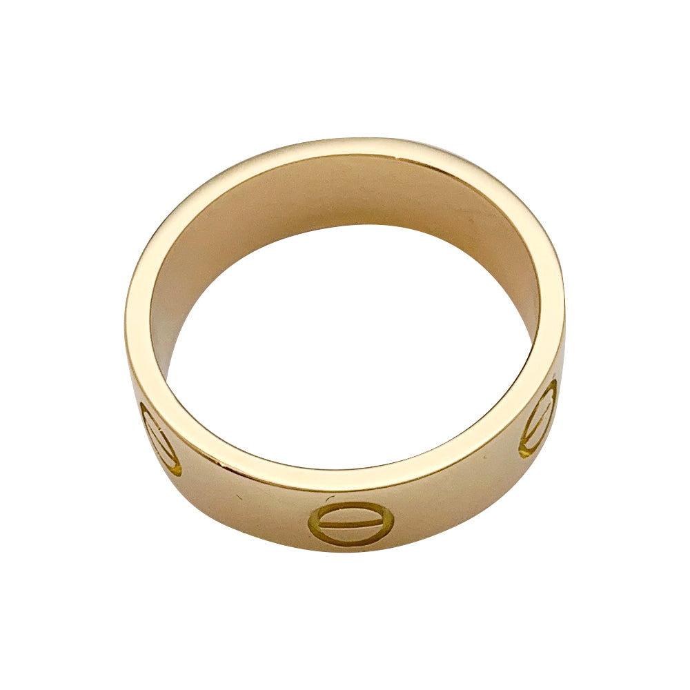 Bague Cartier modèle "Love" en or jaune.