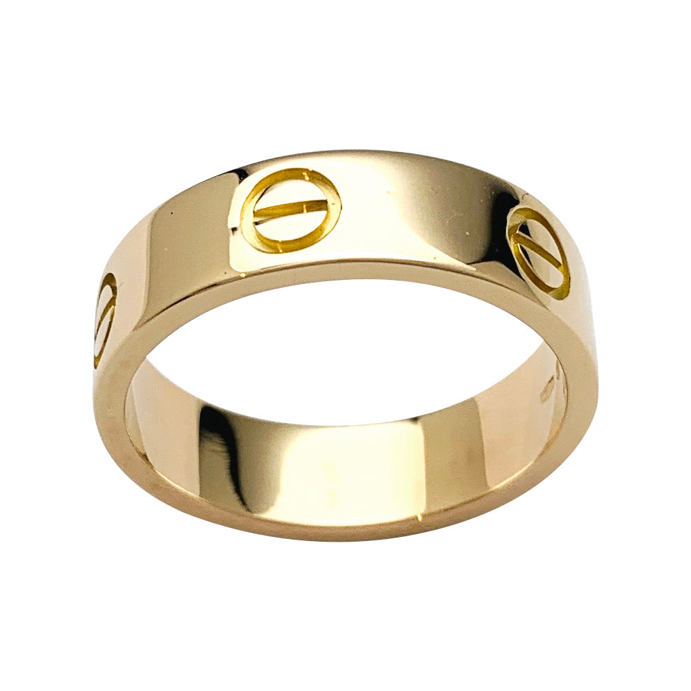 Bague Cartier modèle "Love" en or jaune.
