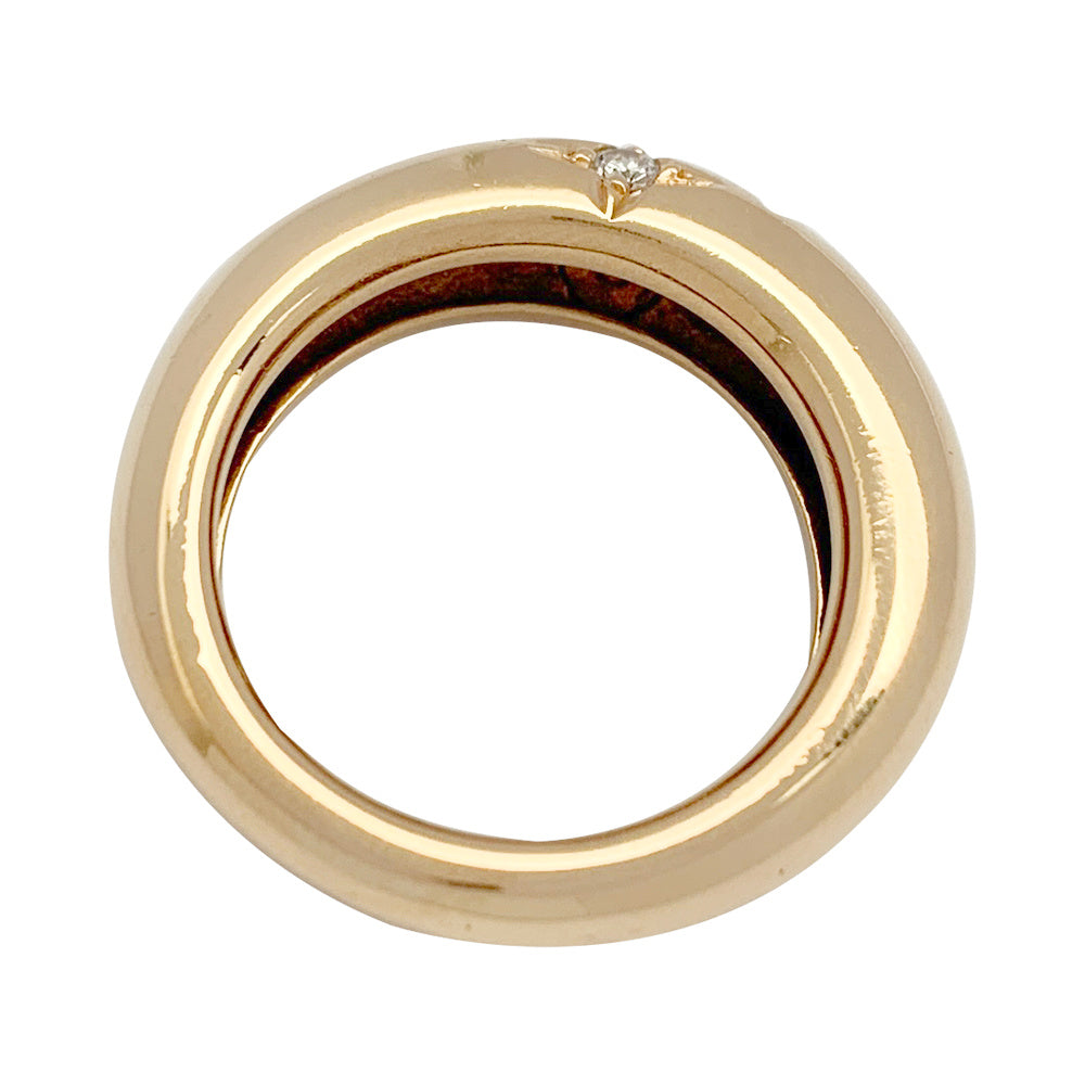 Chaumet ring, "Anneau", in yellow gold, diamonds.