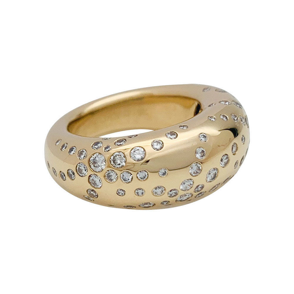 Chaumet ring, "Feux d'Artifices Ring", yellow gold, diamonds.
