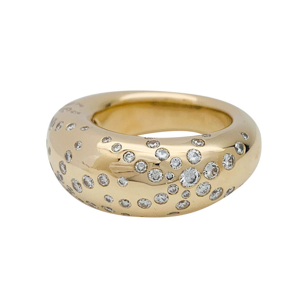 Bague Chaumet, "Anneau Feux d'Artifices", or jaune, diamants.