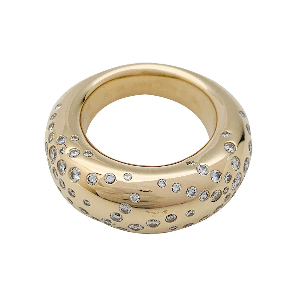 Chaumet ring, "Feux d'Artifices Ring", yellow gold, diamonds.