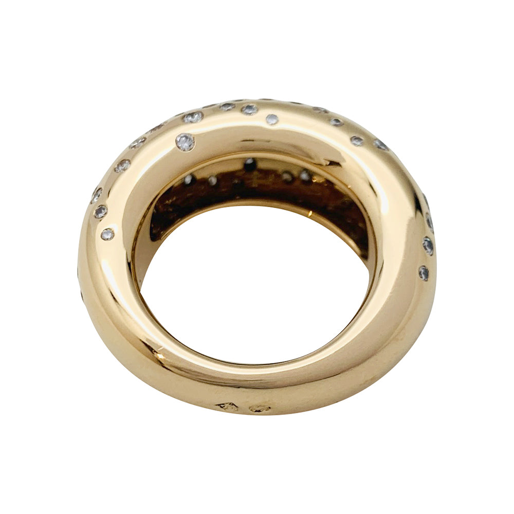 Chaumet ring, "Feux d'Artifices Ring", yellow gold, diamonds.