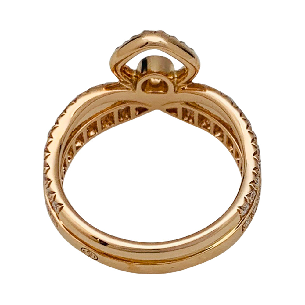 Chaumet "Joséphine - Eclat Floral" ring in pink gold, diamonds.
