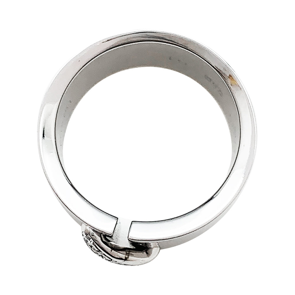 Chaumet white gold and diamond ring, "Liens" collection.