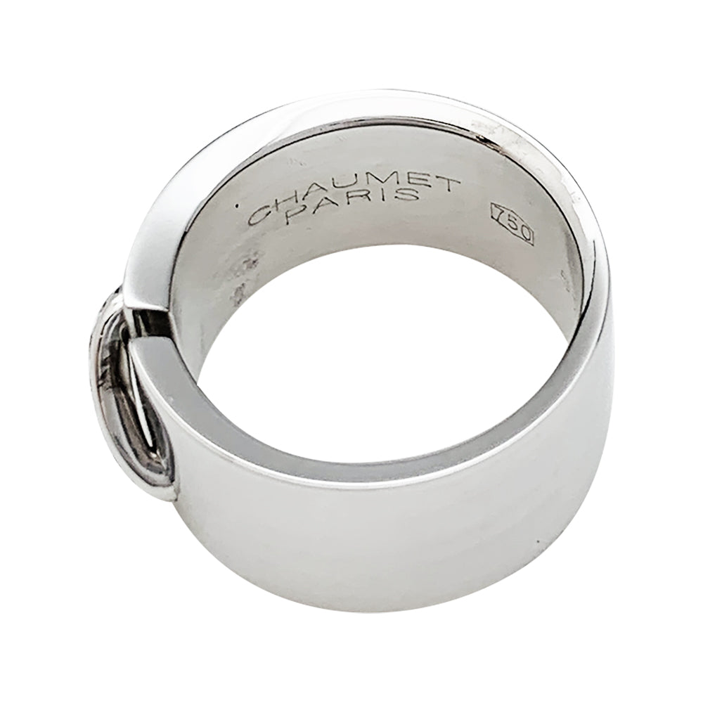 Chaumet white gold and diamond ring, "Liens" collection.
