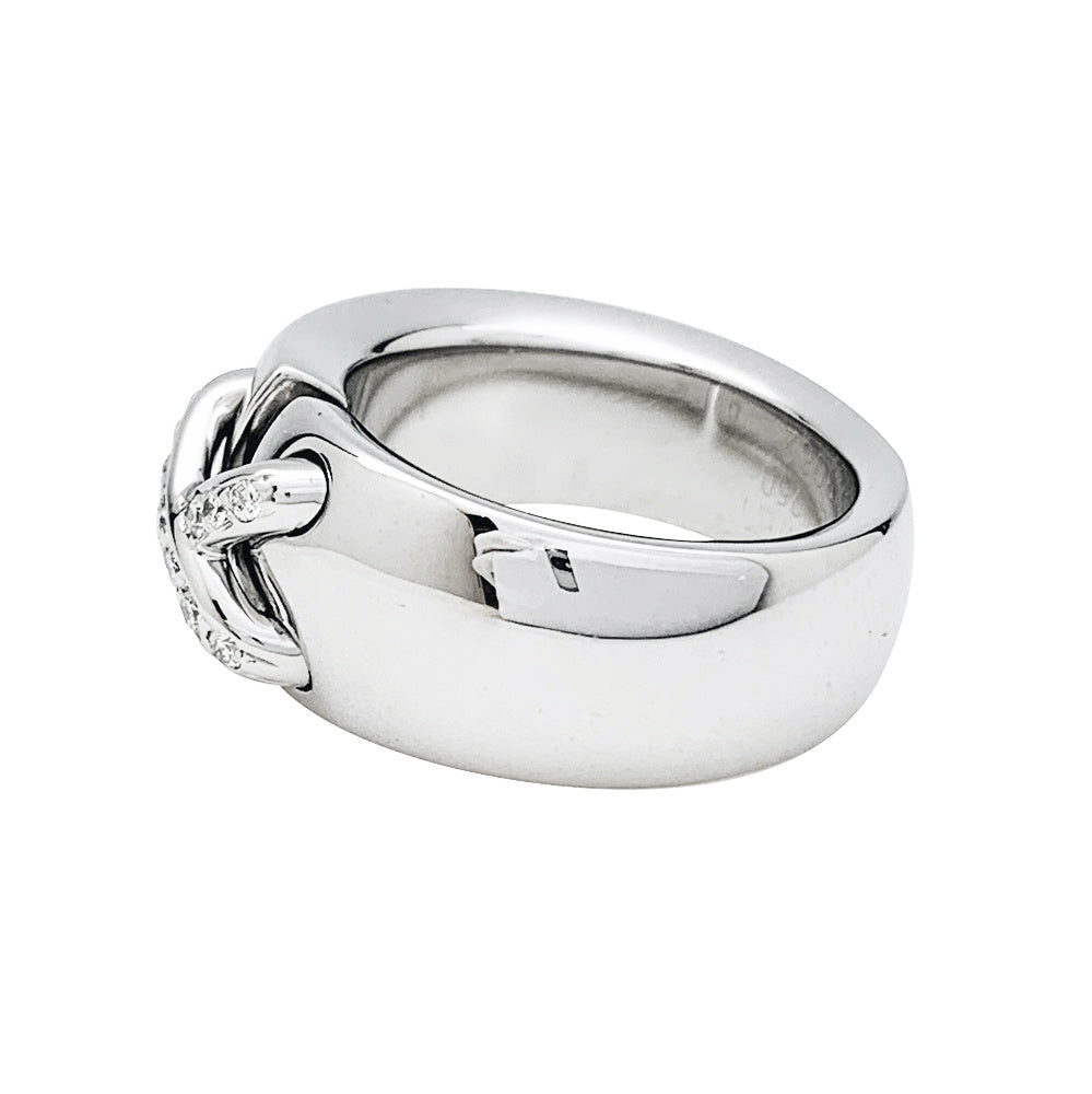 Chaumet ring, "Liens", white gold and diamonds.