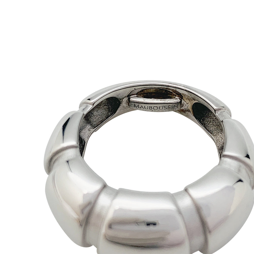 Mauboussin ring, "Nadja", white gold.