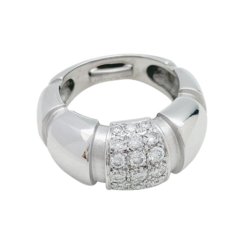 Mauboussin ring, "Nadja", white gold, diamonds.