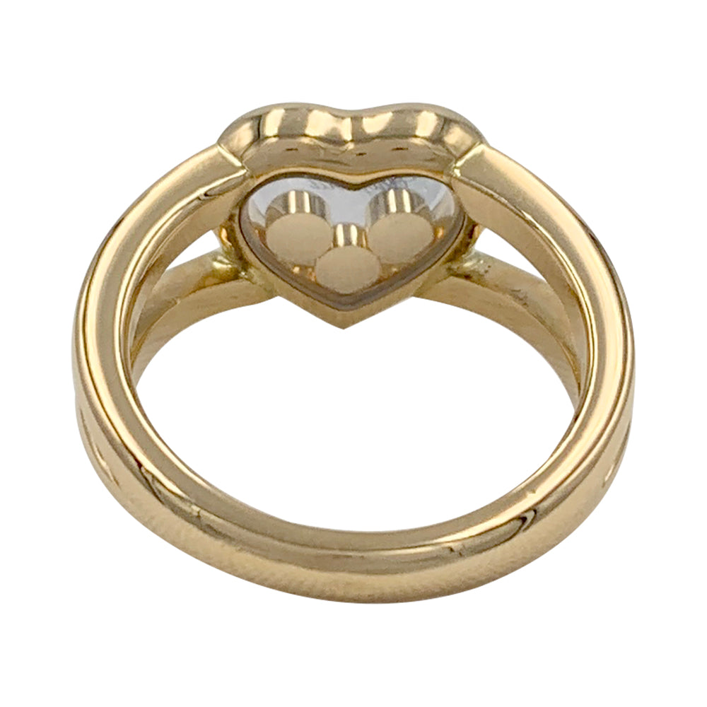 Chopard ring, "Happy Diamonds", yellow gold, diamond.