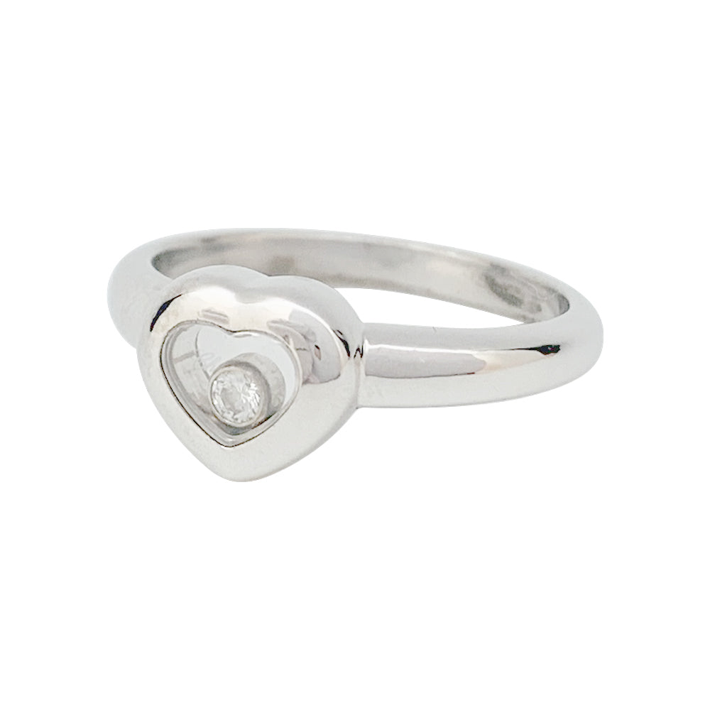 Bague Chopard, "Happy Diamonds", or blanc, diamant.