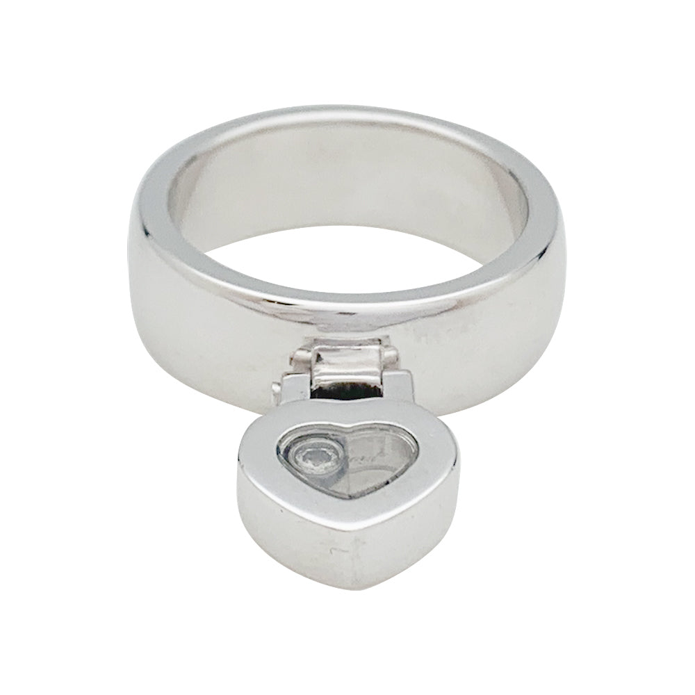Bague Chopard "Happy Diamonds" en or blanc, diamant.