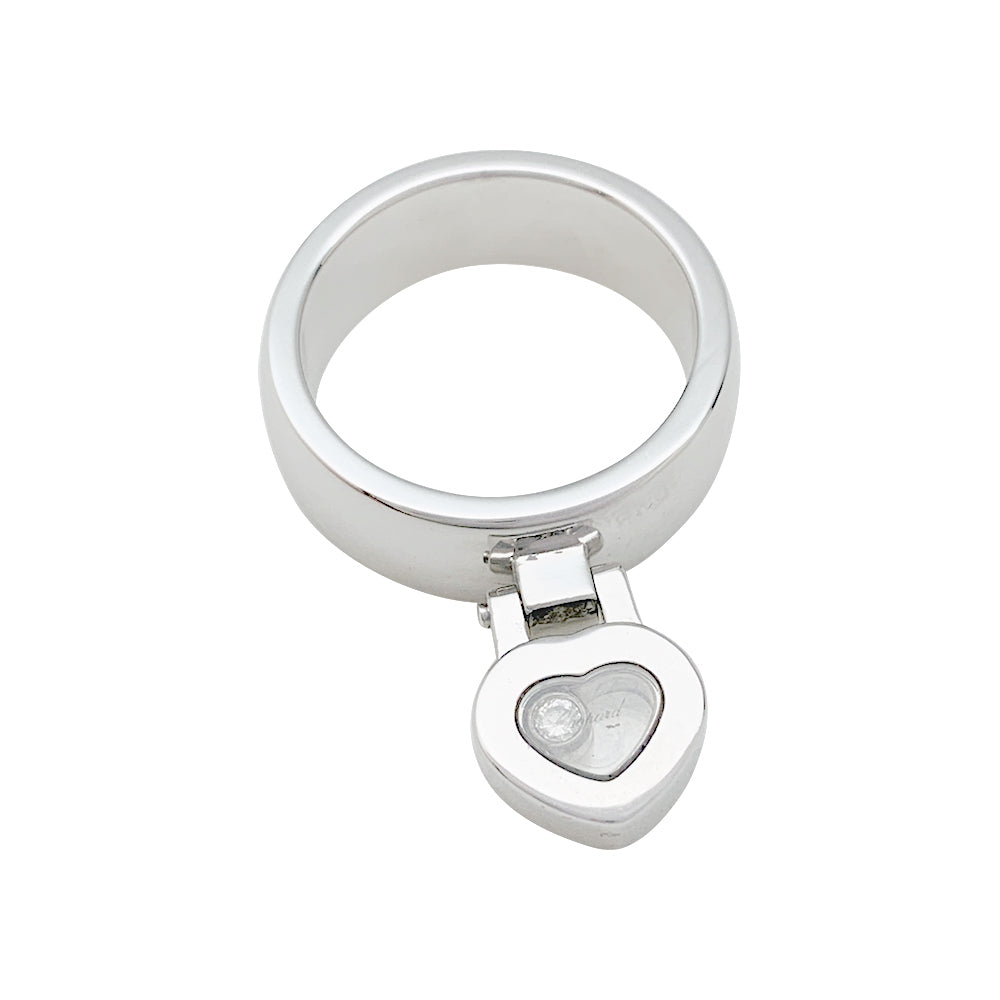 Chopard "Happy Diamonds" ring in white gold, diamond.