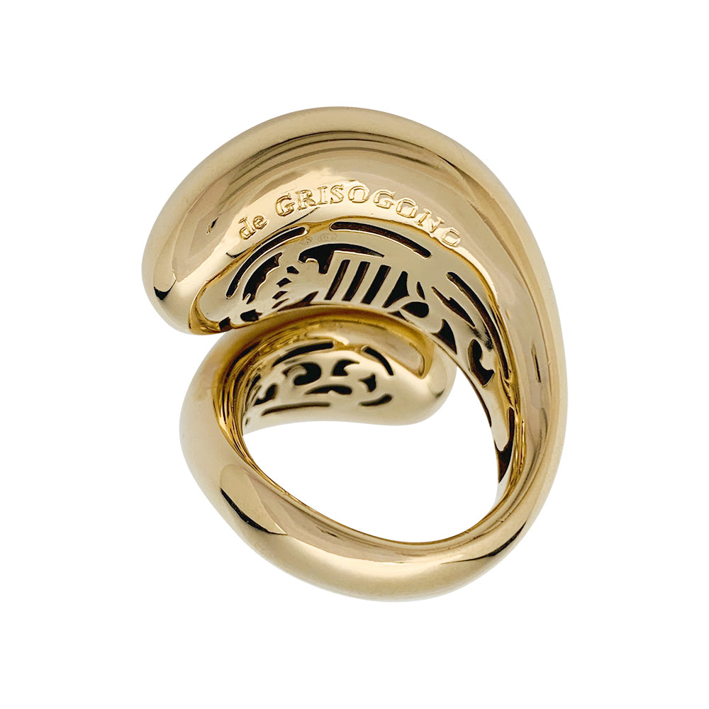 De Grisogono "Sensuale" ring in yellow gold.