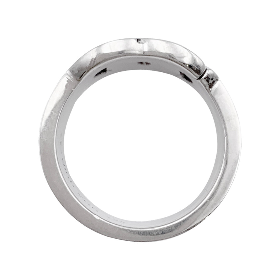 Dinh Van ring, "Handcuffs", silver.