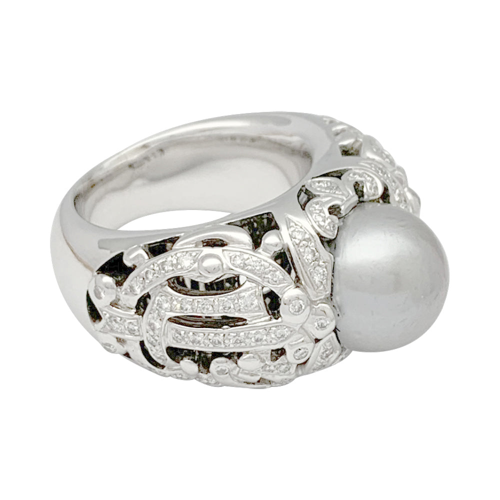 Dior ring, "Désirée", white gold, diamonds.