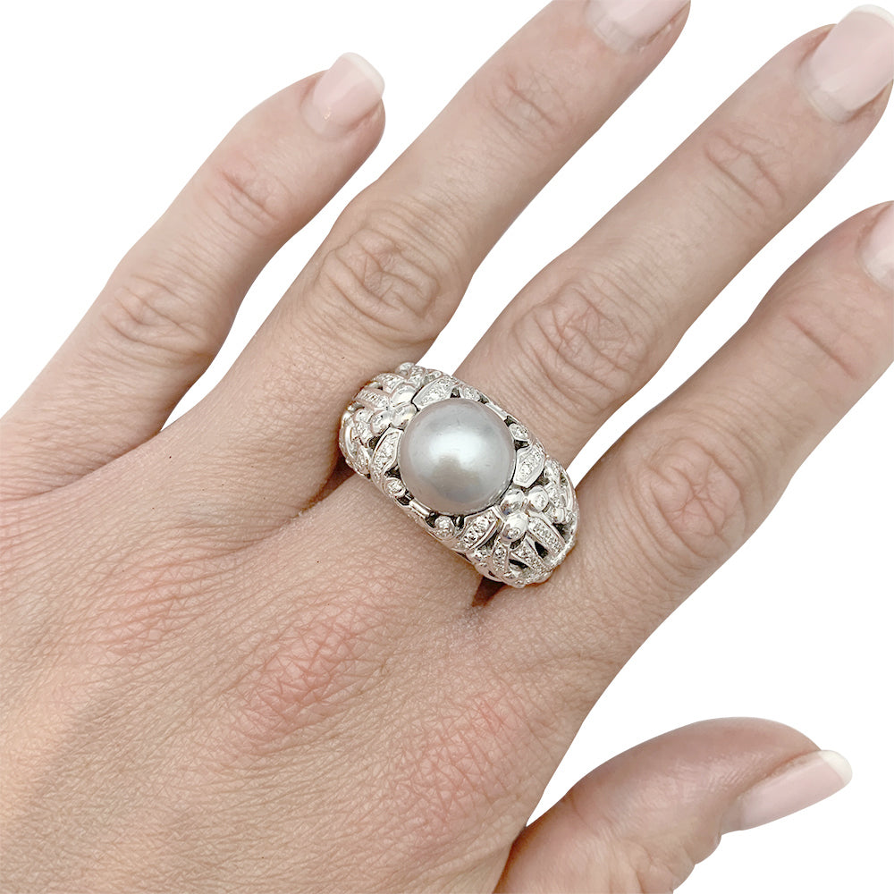 Dior ring, "Désirée", white gold, diamonds.