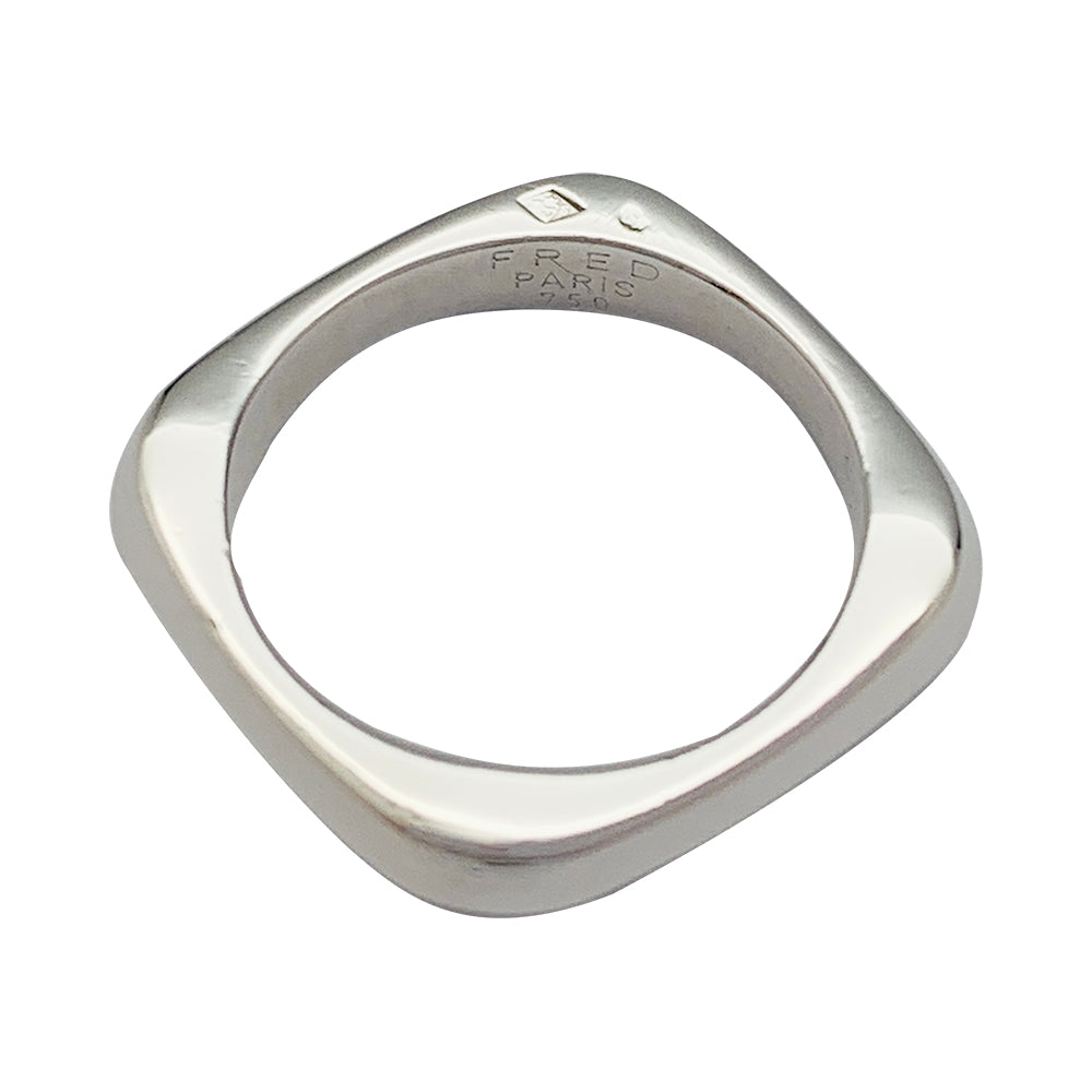 Bague Fred, "Coup de Foudre", or blanc.