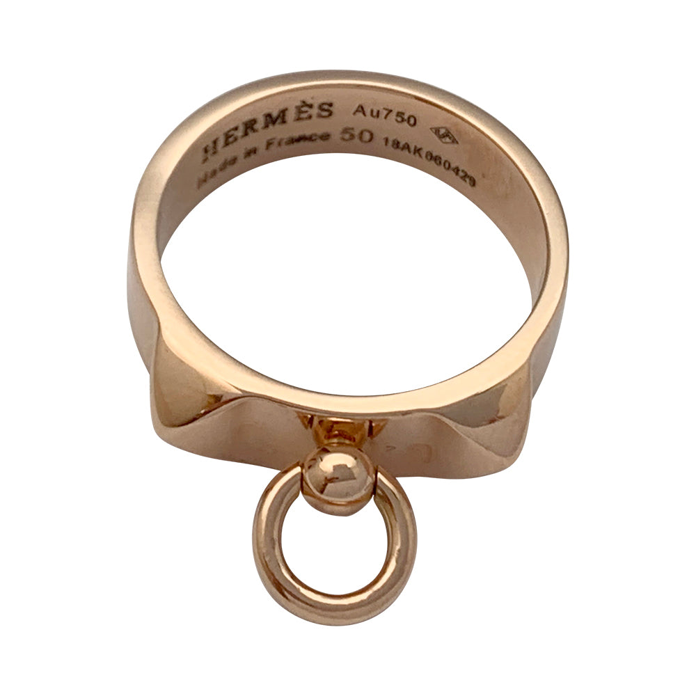Hermès ring, "Dog Collar", pink gold.