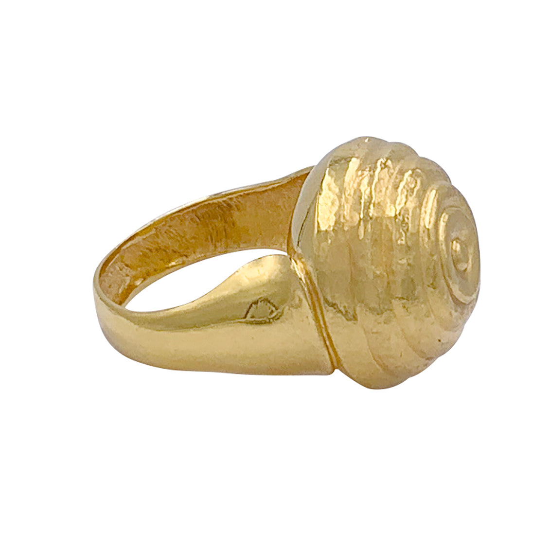Bague Lalaounis, “Ruche”, en or jaune.