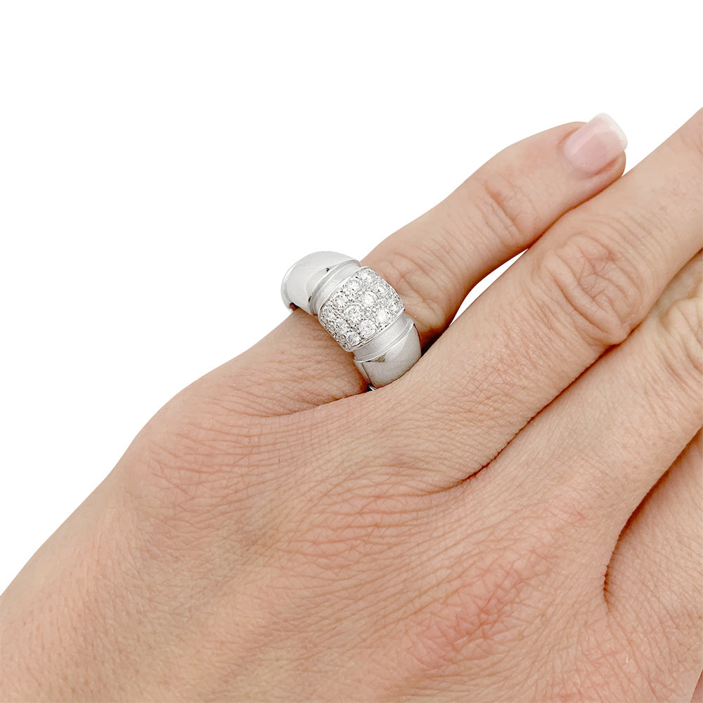 Mauboussin ring, "Nadja", white gold, diamonds.
