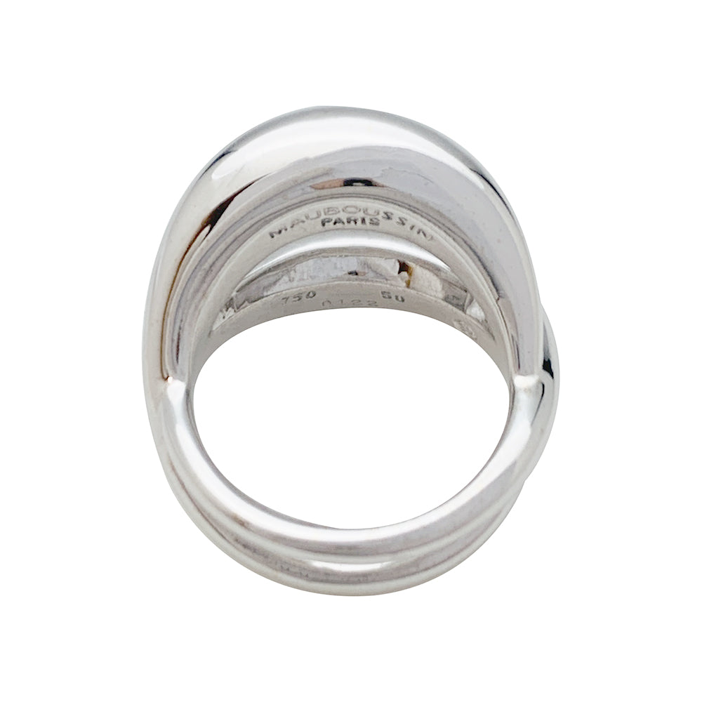 Mauboussin ring, "Twins", white gold.